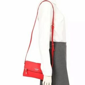 Kate Spade Carson Red Nylon Crossbody Purse